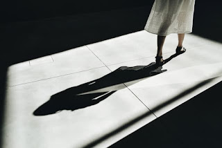woman's shadow